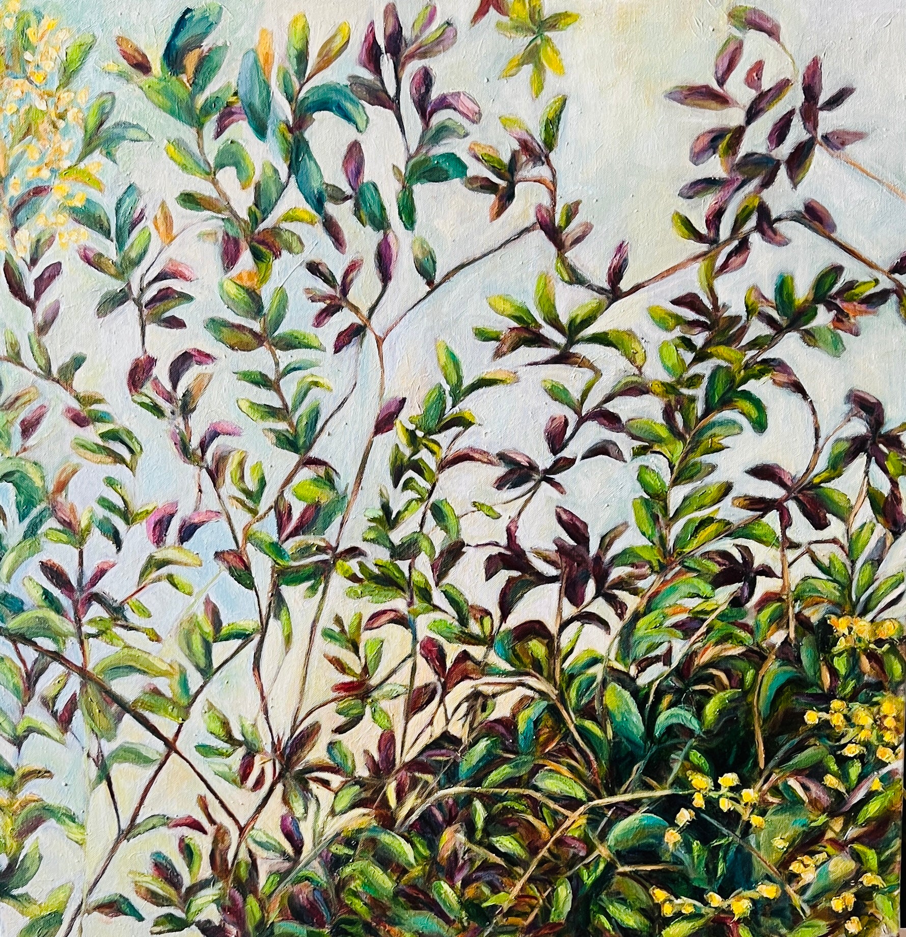 Growth | Botanical Abstract Oil Painting
