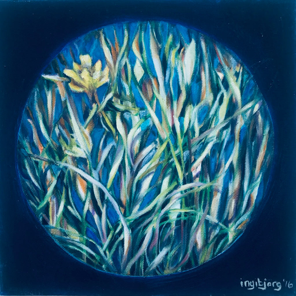 One yellow flower - Ingibjörg Hauksdóttir