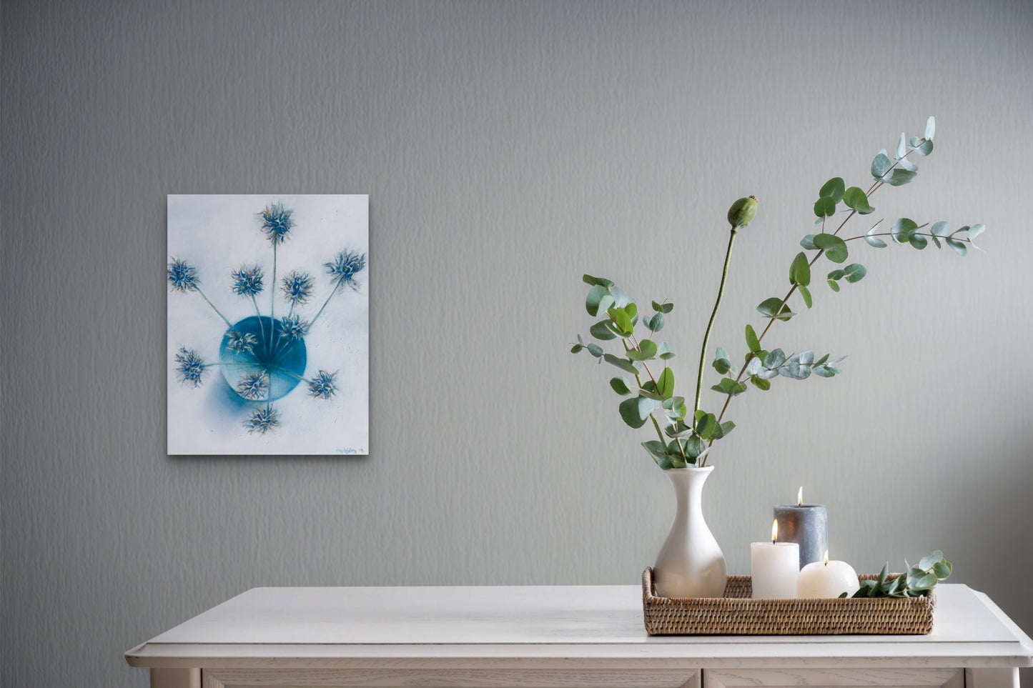 Blue flowers - Ingibjörg Artist