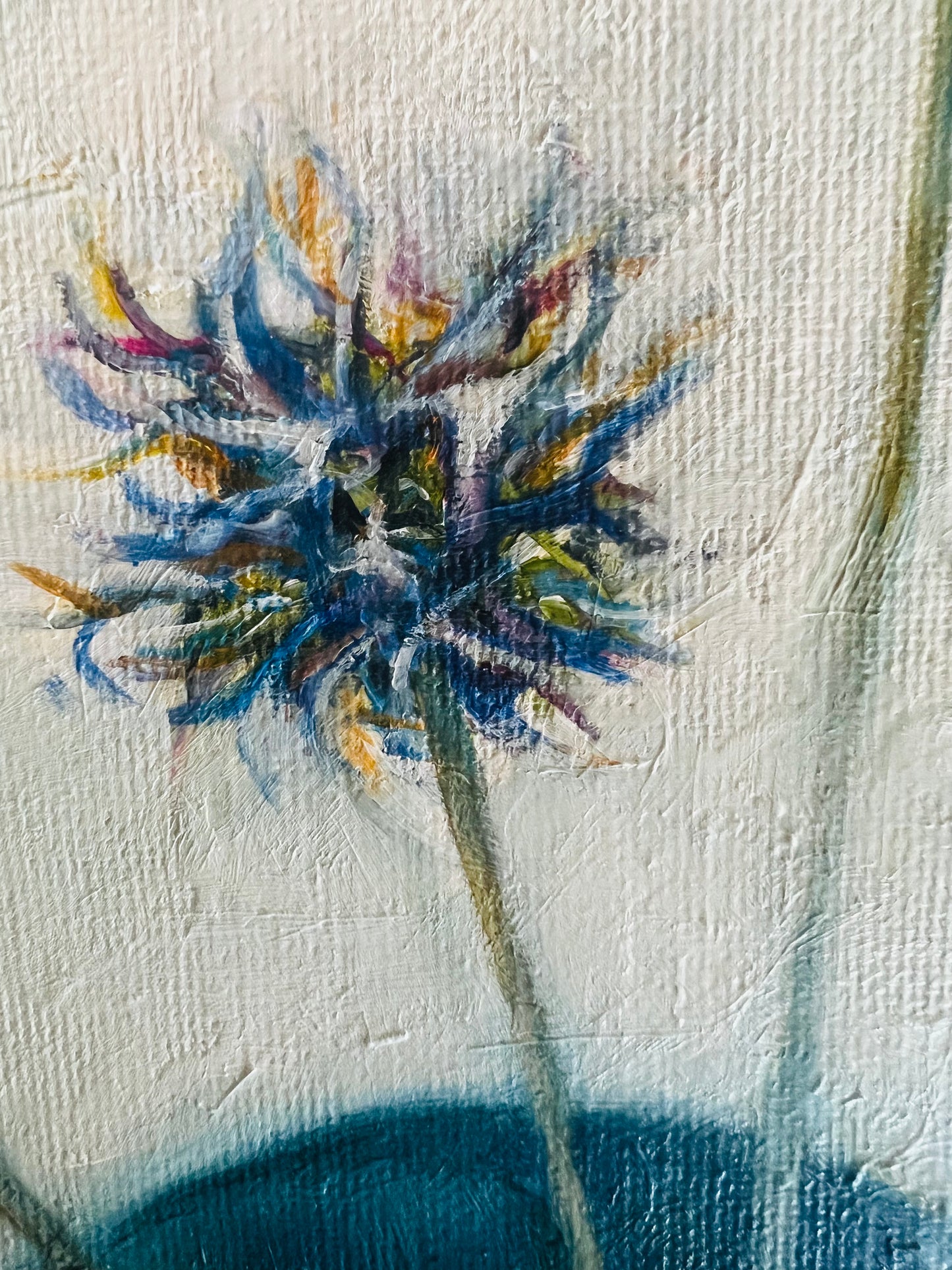 Blue flowers - Ingibjörg Hauksdóttir