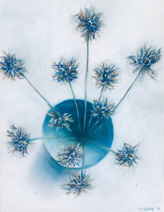 Blue flowers - Ingibjörg Hauksdóttir