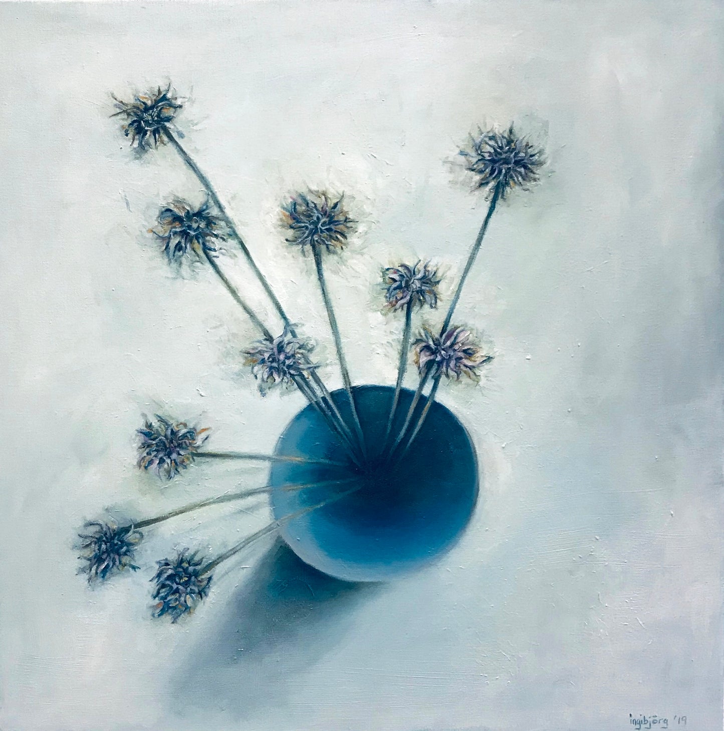 Blue vase - Ingibjörg Hauksdóttir