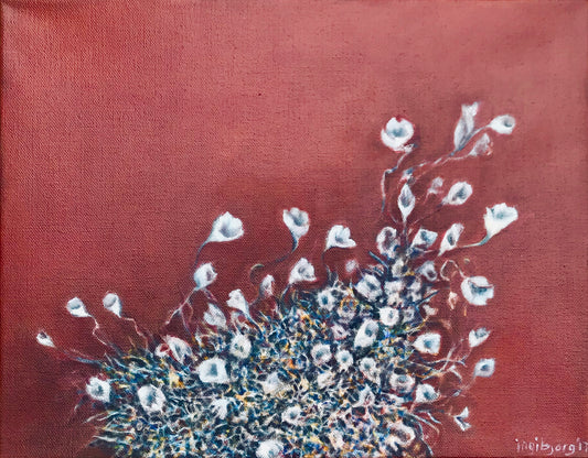 White flowers - Ingibjörg Hauksdóttir
