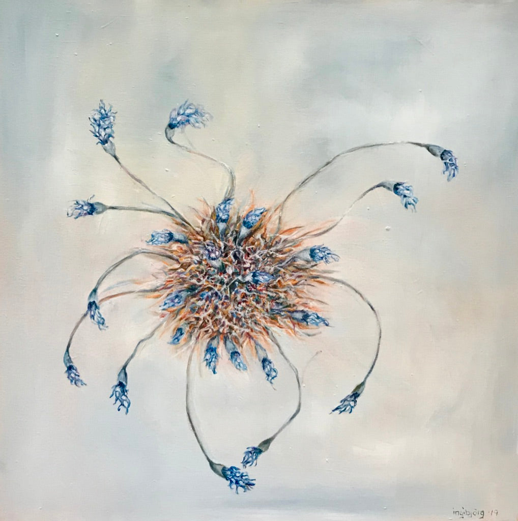 Blue flowers - Ingibjörg Hauksdóttir
