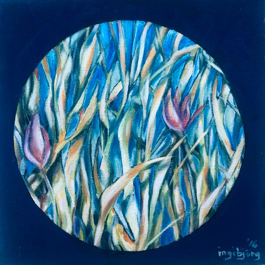 Two pink flowers - Ingibjörg Hauksdóttir